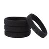 High Elasticity Black Hair Tie - Durable, Cute Ponytail Rubber Band