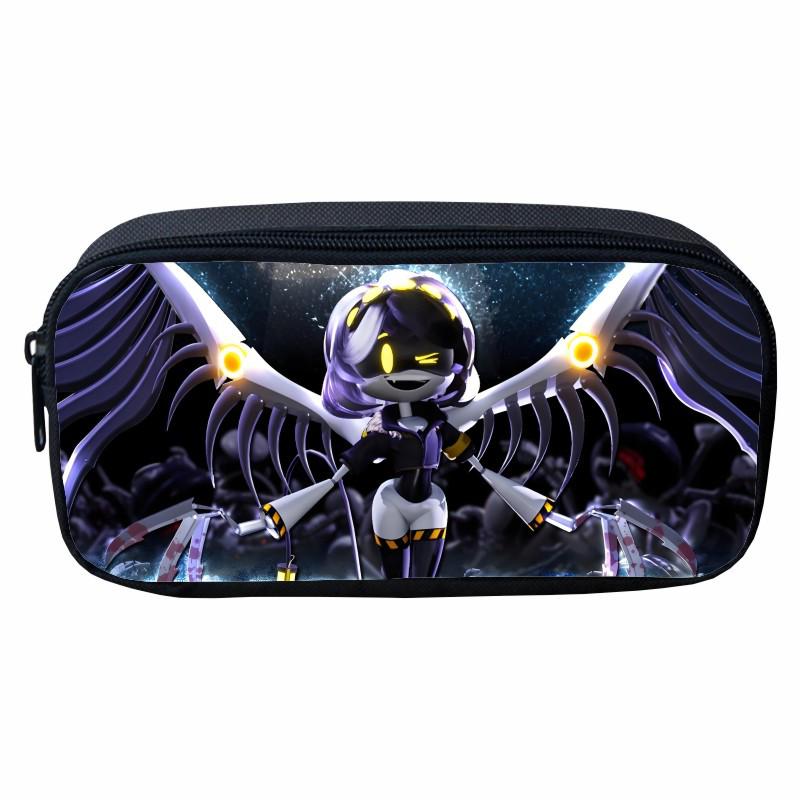 Murder Drones Cartoon Pencil Case for Kids - Stylish Storage Stationery Box