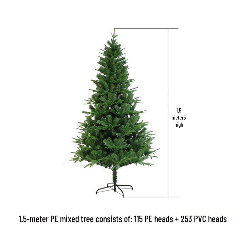 Luxury Green Mixed-Style Encrypted Artificial Christmas Tree