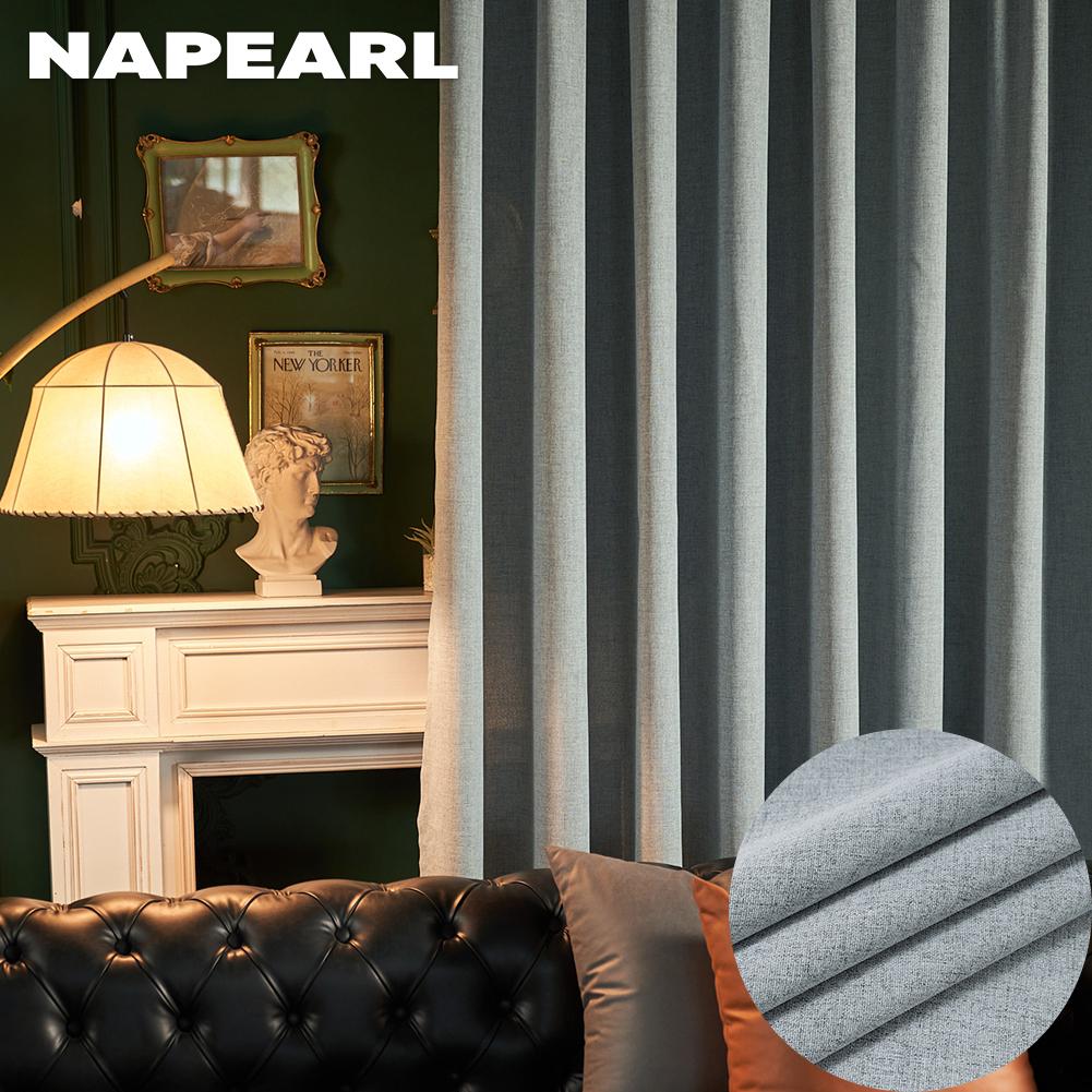 1PC NAPEARL Einfarbig Nachahmung Leinen Fenster Tüll Wohnzimmer Vorhang Sheer Vorhang Küche Tür Schlafzimmer Vorhang
