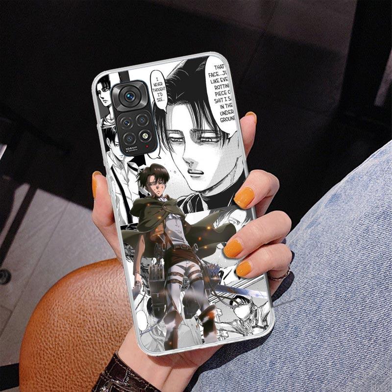 Attack Anime Phone Case For Xiaomi Redmi Note 15 14 13 12S 12 11 Pro Plus 14S 11S 11E 10 10S 11T 5G Personalized Cover Redmi Not
