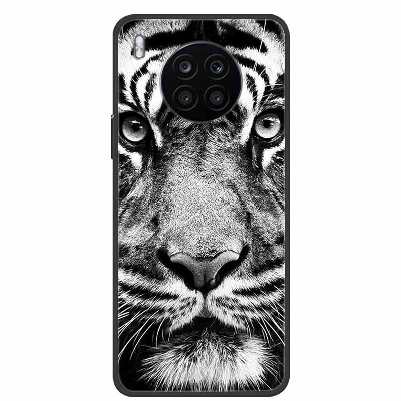 For Huawei Nova 8i Case Shockproof Soft silicone TPU Back Cover For Huawei Nova 8i Phone Cases Nova8i Nova 8 i 2021 Cute Cartoon