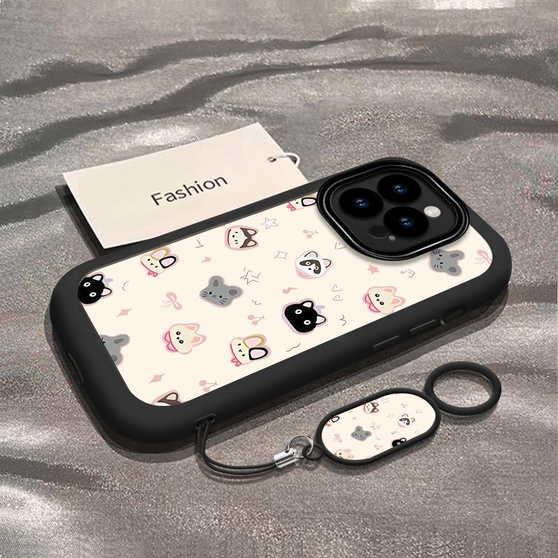 Cute Animal Head Full of Screen Suitable for Iphone16promax New 15 Apple 14plus Mobile Phone Case 13 Premium