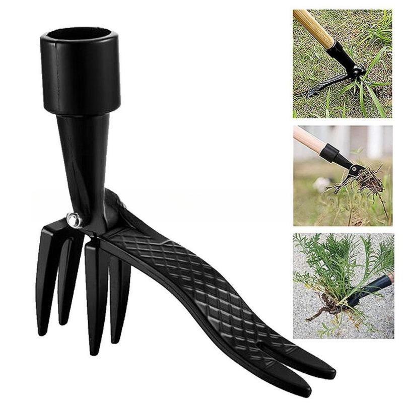 1PC hot-selling vertical weeder tool weeding head, weeding shovel garden stainless steel weeding claw hook tool