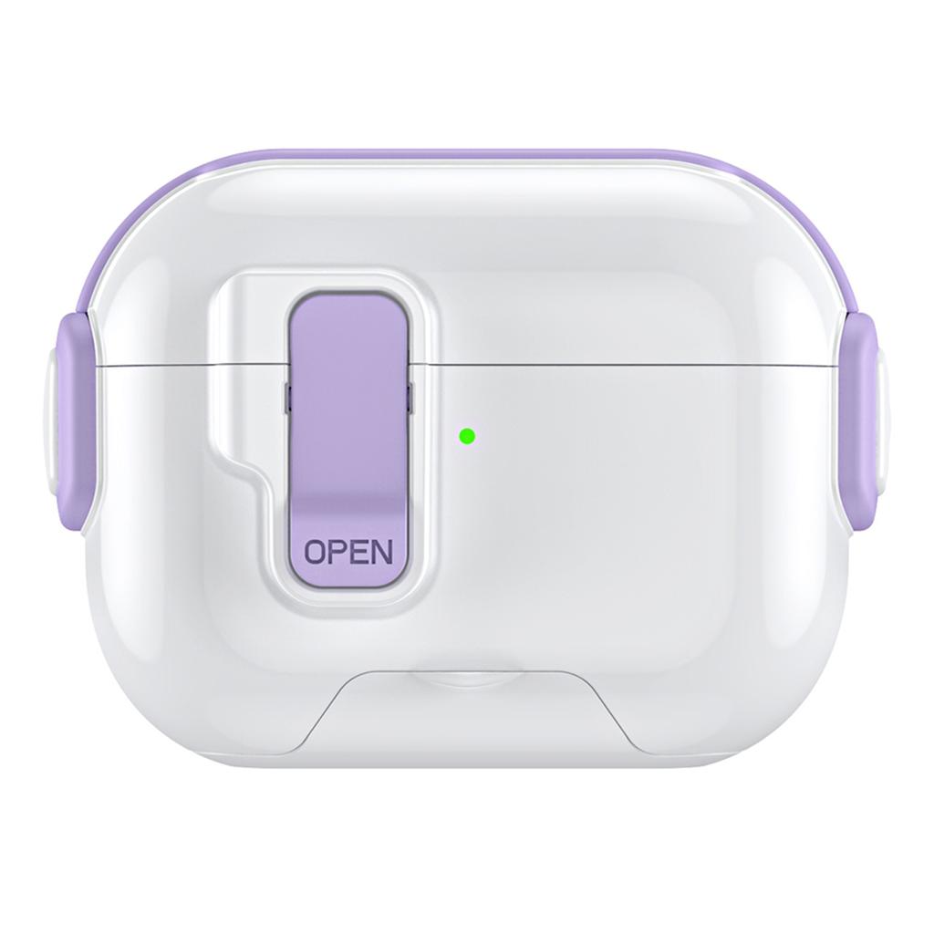 For AirPods Pro 3 Case with Phone Stand Function TPU PC TWS Earbuds Protective Cover
