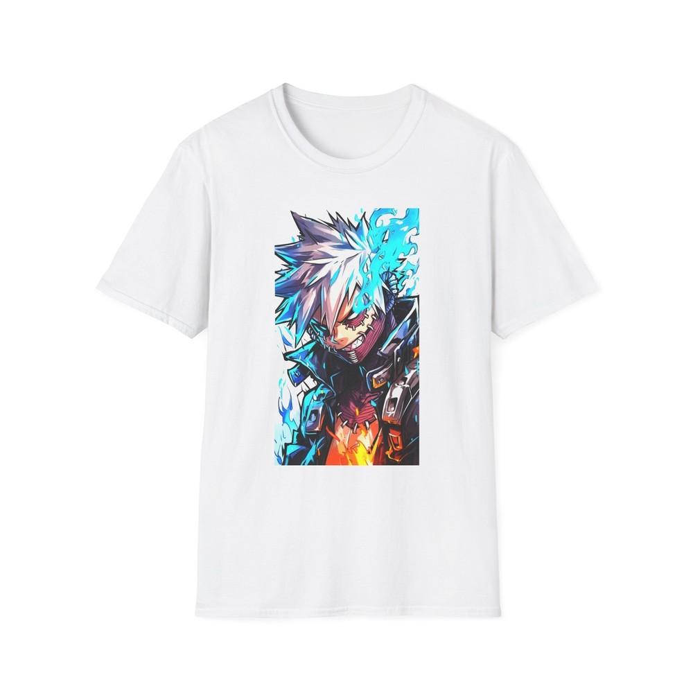 Anime Soft TShirt Dabi Toya Todoroki Unisex Jl Anime Front Printed Tee