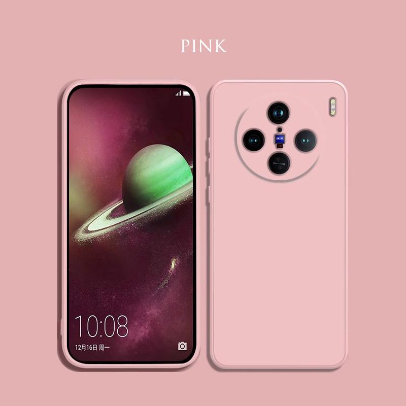 Liquid Silicone Case For Vivo X200 Pro Mini X100 Ultra X100s Pro Matte Original Liquid Shockproof Straight Edge Ultrathin Protective Soft Cover Shell