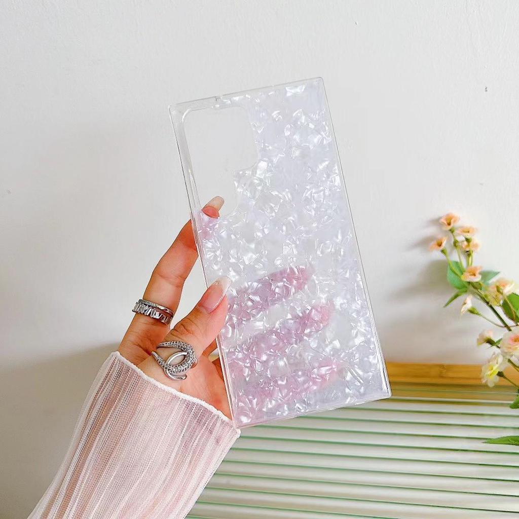 Dreamy Shell Pattern Silicone Case for Samsung S25U/A55/A16/Note20/S24FE