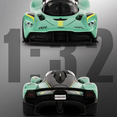 1:32 Valkyrie AMR Sports Car Alloy Model Diecasts Metal Vehicles Model Simulation Sound Light Kids Toys Gift