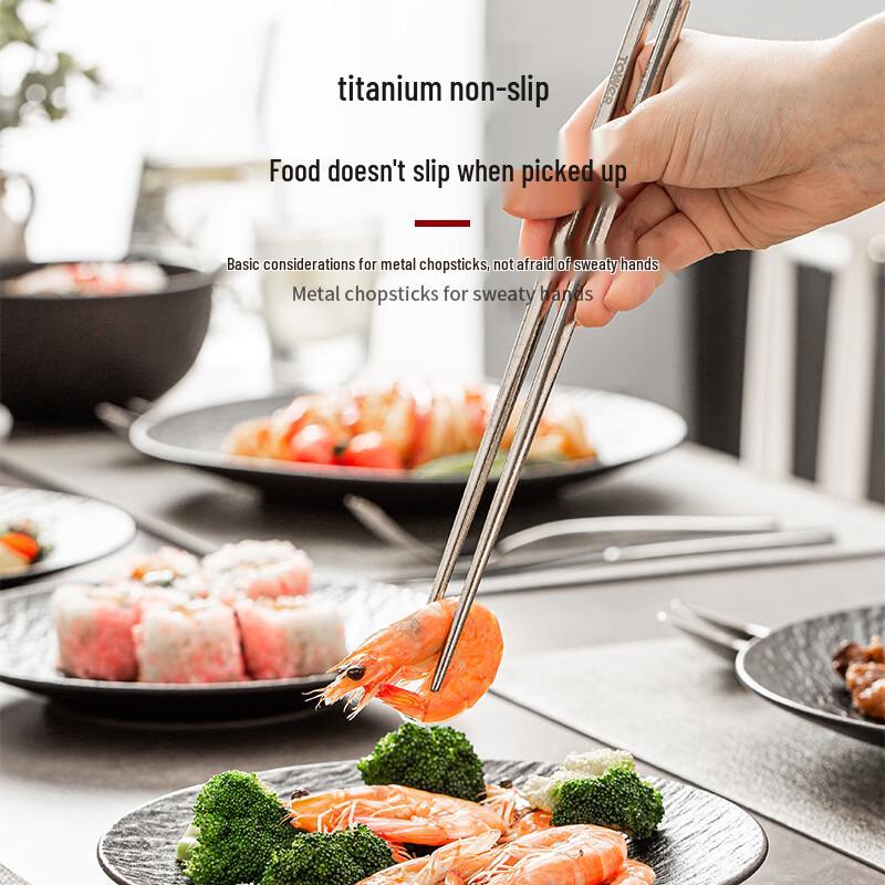 TOWERUK Pink Titanium Chopsticks