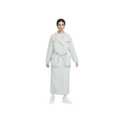 Long Belted Trench Coat Women Outerwear Light-Silver DV8231-034