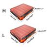 Double Sided Fishing Lure Storage Box Fishing Hooks Container Tackle-Organizer