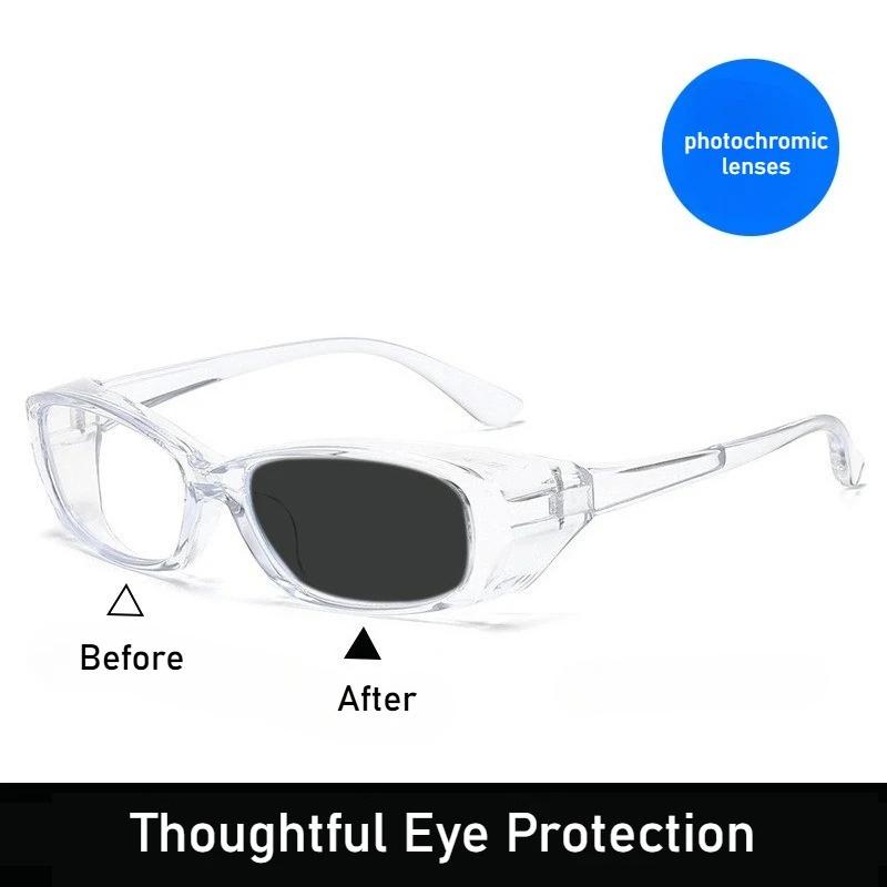 New Color Changing Anti Fog Goggles Blue Light Blocking Glasses UV Protection Glasses Anti-saliva Dust-proof for Men Women