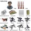 24 ks/šarže Postavičky vojáků WW2 Stavebnice vojáků WW2 Stavebnice postaviček vojáků Dětské sváteční dárkové hračky
