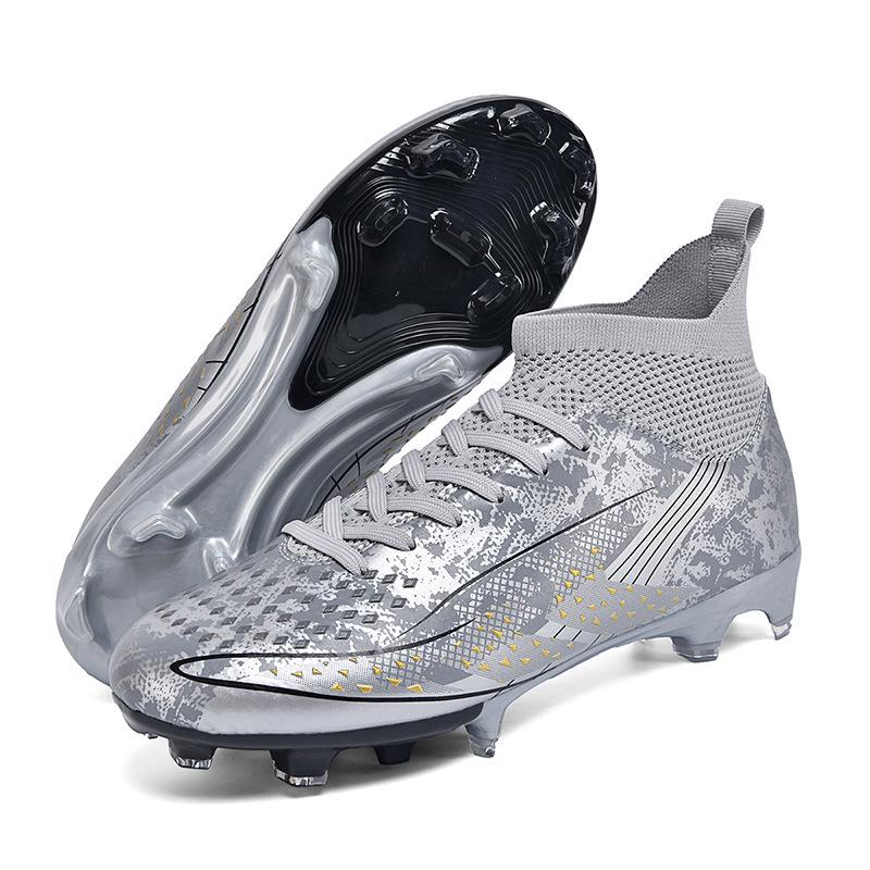 Children's Football Shoes Men's High-top AG Long Nails Primary and Secondary School Students TF Broken Nails Adult Game Sports Training Shoes