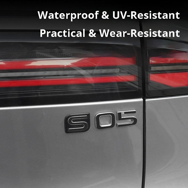 For Deepal S05 Car Emblem Sticker Front Rear Badge Tailgate Letter Decal Exterior Modification Decorative Accessories