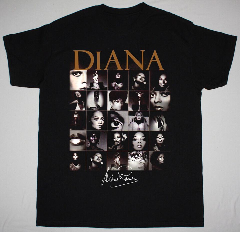 Collection Diana Ross Signed Gift For Fan Black All Size Cotton T-Shirt XL
