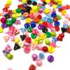 200 ADET 6mm Karışık Mini Reçine Minik Düğmeler Zanaat Dikiş Araçları Dekoratif Düğme Scrapbooking DIY çocuk