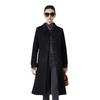 Elegant Double-Sided Wool Coat with Doll Collar and Multi-Button Design