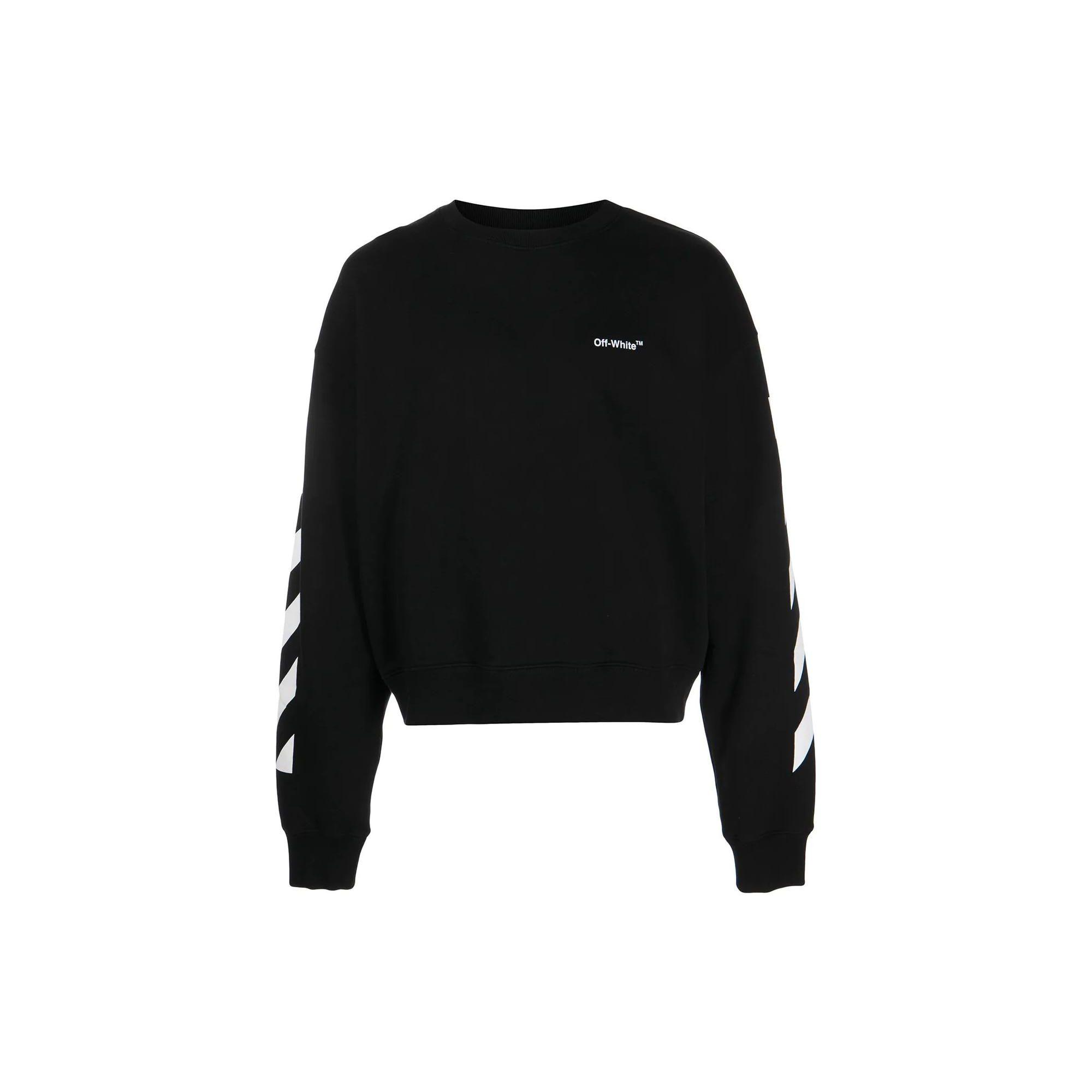 OFF WHITE Diagonal Helvetica Oversized Sweatshirt