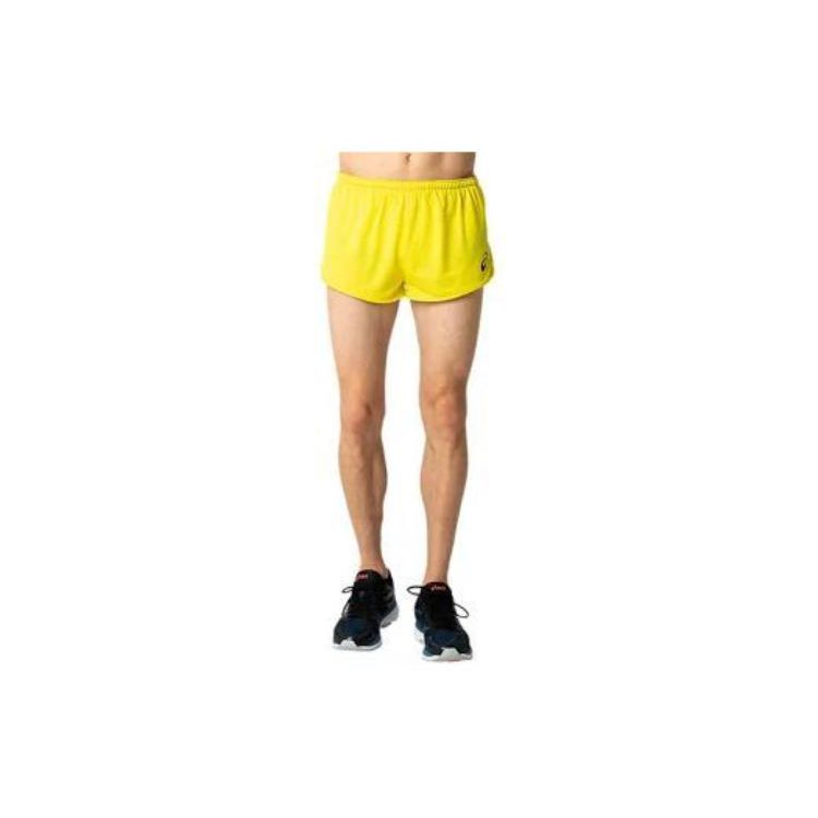 

Asics Patterned Print Waist-Defining Sports Shorts Men Shorts Yellow 2092A087-750 L
