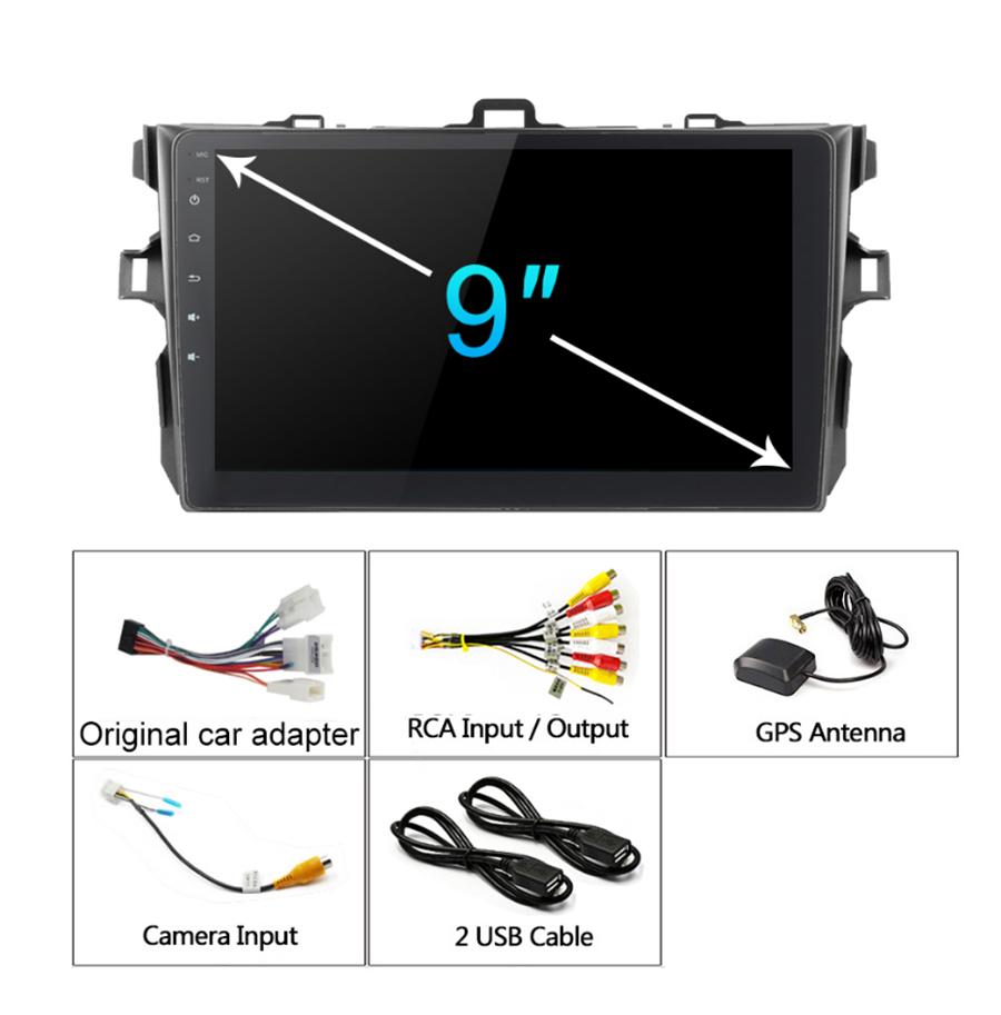 Corolla navigation all-in-one machine 06-12-9 inch high configuration