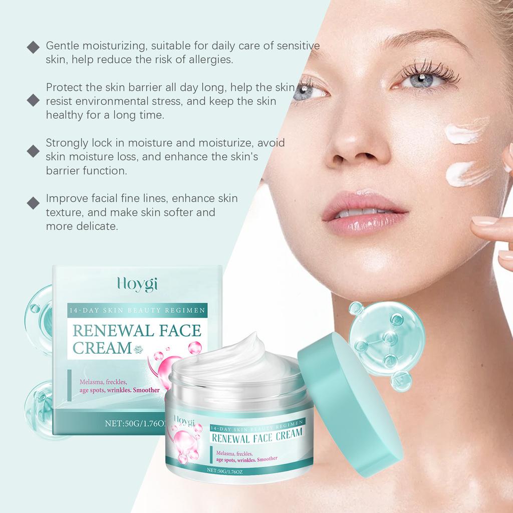 Hoygi Moisturizing Cream For Hydrating And Revitalizing Radiant Skin In 50g Size