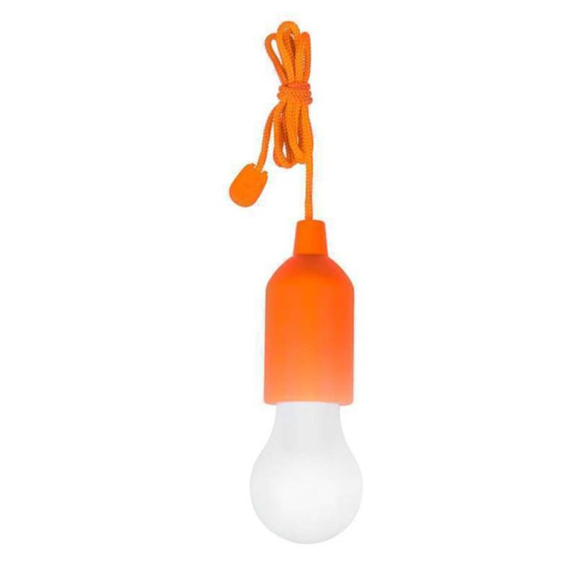 Red Blue Green Black White Orange Yellow Pink Pull Cord Camping Light Led Outdoor Camp Lamp