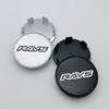 4pcs/Set 54mm 49mm RAYS Logo Emblem Badge Car Wheel Center Caps Wheel Hub Center Dust Cover Rim Hubcaps Car Styling Accessories