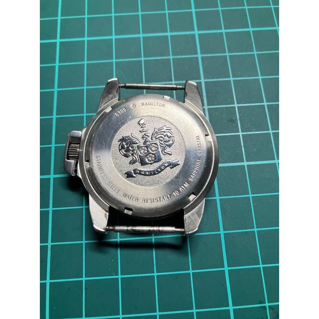 Used Working item Hamilton Khaki Action 6309 Quartz Genuine Bracelet (with translation)