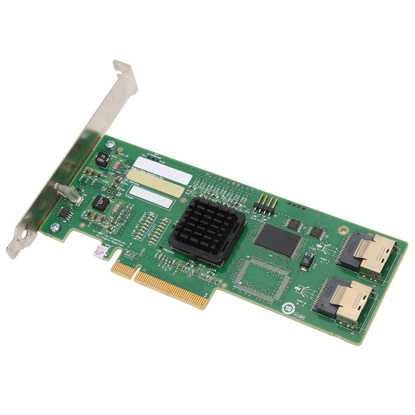 

Адаптер сервера Gigabit Ethernet PCI E X8 Захист даних 2 Роз єми SFF8087 Матеріал друкованої плати Ethernet