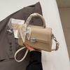 Popular contrasting bags women's new fashion versatile messenger bags portable small square bags