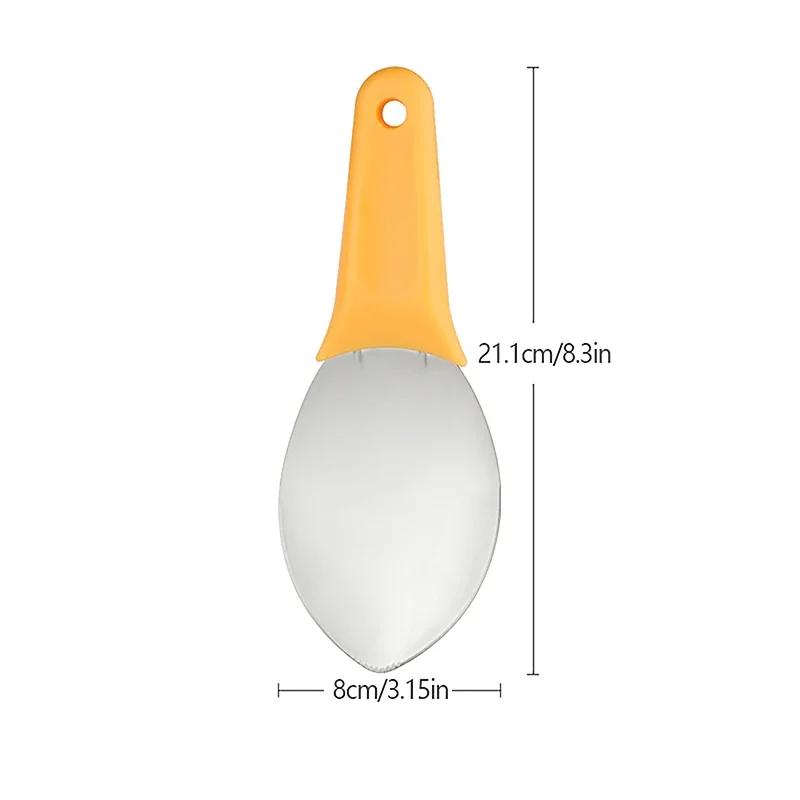 1pc Mango Slicer Cutter Multifunctional Fruit Spoon Watermelon Cutting Knife Mango DicingTools Mango Diced Scoop Kitchen Gadgets