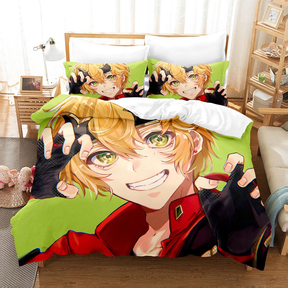 3D Print Cartoon Bedding Set Genshin Impact Game Kids 3d Duvet Cover Set Comforter Bed Linen For Children Boy Decor Bedclothes