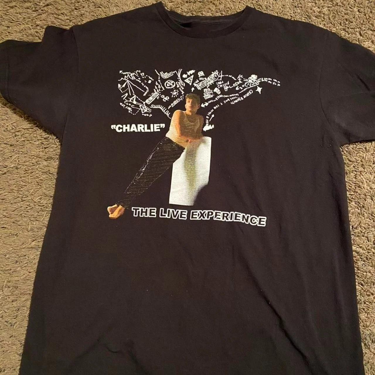 Vintage Charlie Puth  The Live Experience  cotton t-shirt PA443 XXL