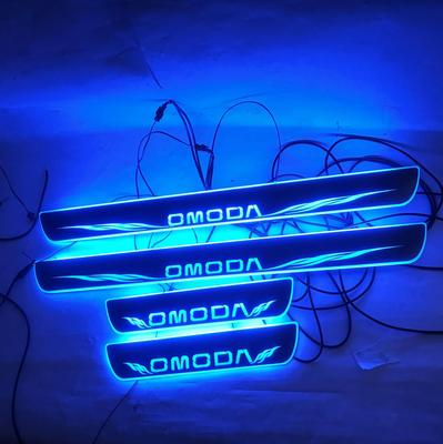 4 LED Phantom Color Sill Strips for Chery Omoda 5 Welcome Pedal