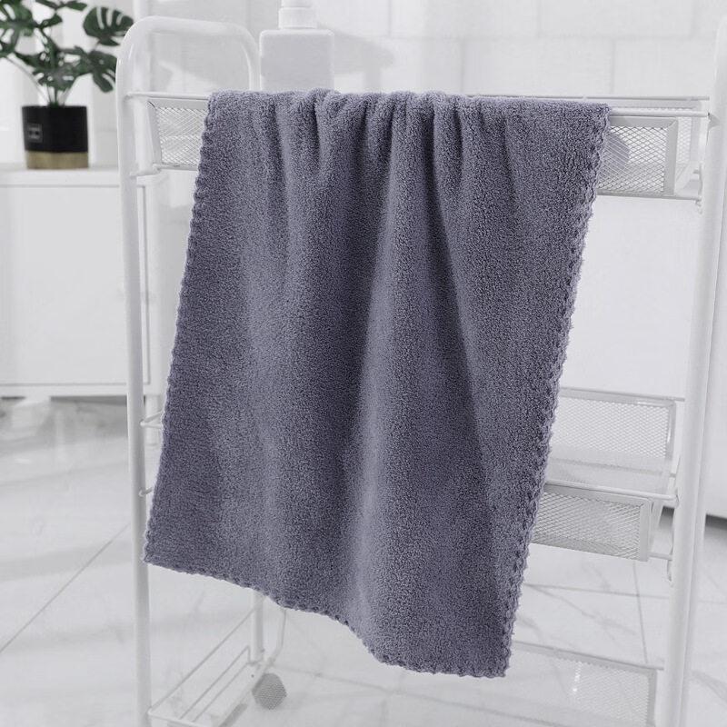 LIEI 3-Pack 60x30cm Coral Fleece Hand and Face Towels