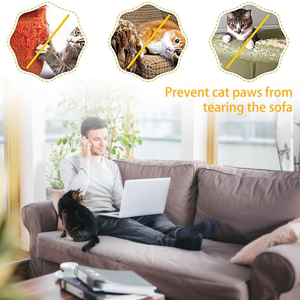 Cat Scratcher Sofa Scraper Tape Scratching Post Furniture Protection Couch Guard Protector Cover Deterrent Pad Carpet for Pet