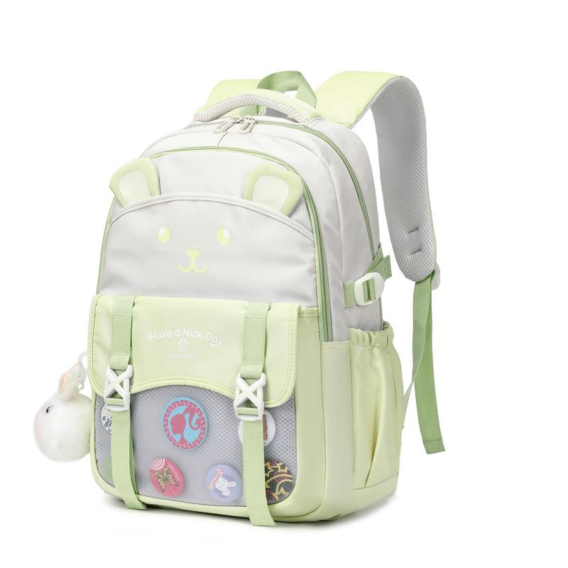 New Cute Cartoon Large-capacity Primary School 3-9 Grades Schoolbag Women's Pain Bag Fashionable Backpack