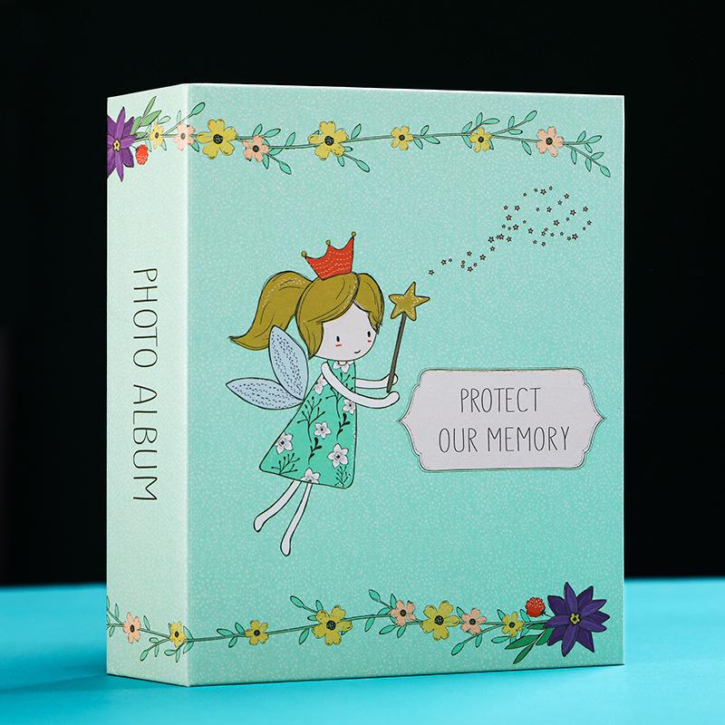 Large Capacity Insert-Type Photo Album for 5, 6, & 7-Inch Photos - Cute Family & Baby Picture Storage Book