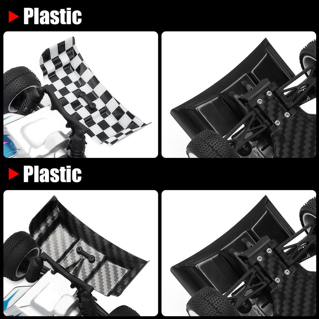 RC Car Tail Wing Rear Spoiler High-Quality Plastic Body Wing Rear Spoilers For Losi Micro-B 1/24 RC Buggy Upgrade Part Accessory