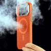 Unique Matte Cooling Case For iPhone 17 16 15 14 13 12 Pro Max Breathable Magnetic Anti-Drop Metal Camera Frame Protective Cover