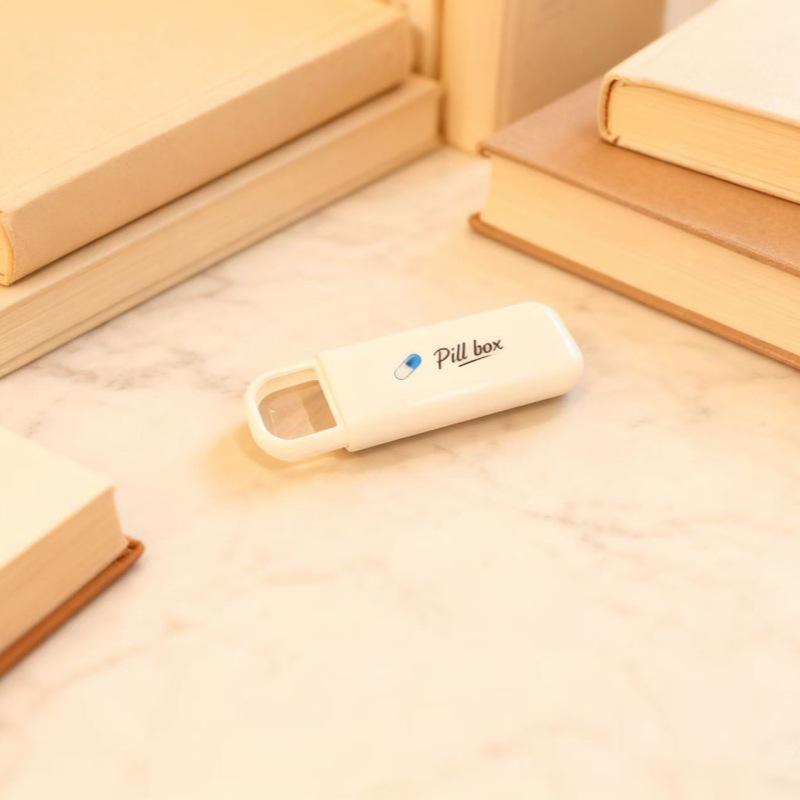 Three-Compartment Daily Pill Box for Elderly - Ideal Gift