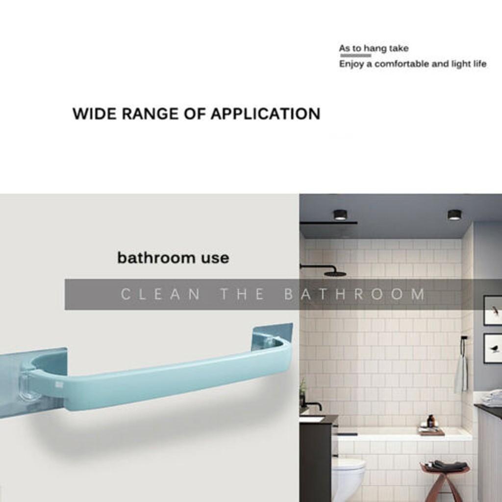 Handtuchhalter, Wandmontage, Badezimmer, selbstklebend, zum Aufhängen