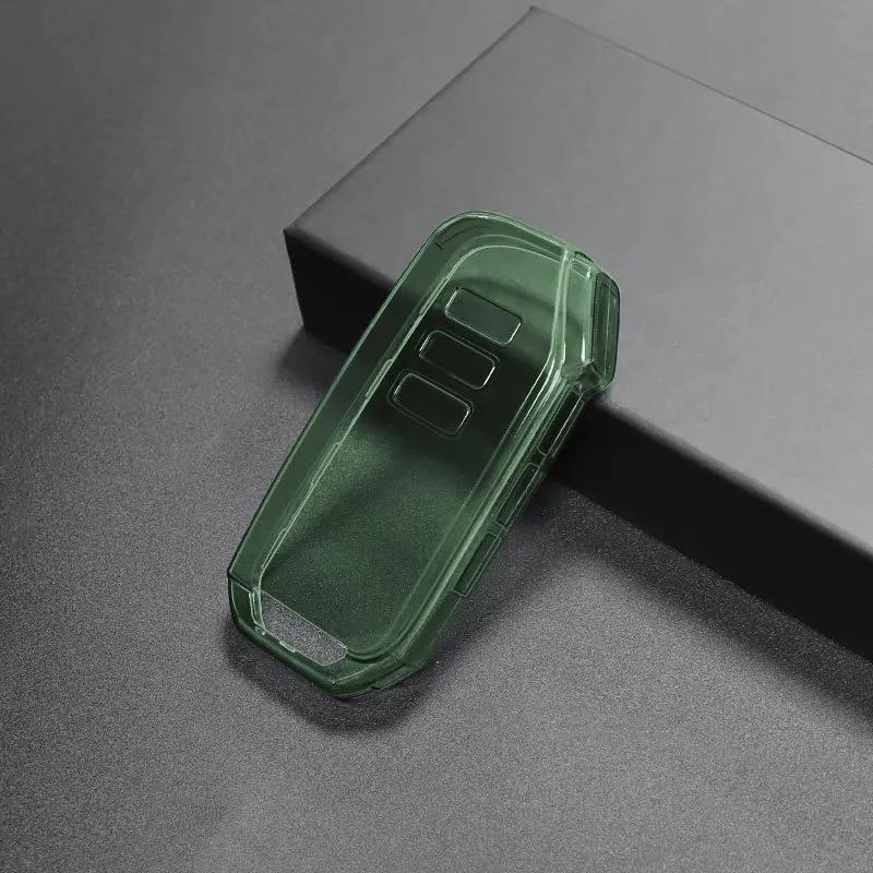 TPU Car Fob Key case soft Transparent remote cover protector shell bag set for Kia Sorento MQ4 EV6 K8 V6 accessories