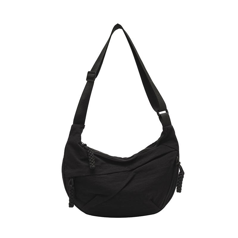 Универсальная легкая женская сумка-кроссбоди пельмень - Вместительная повседневная сумка на плечо 34x9x22 1080₽