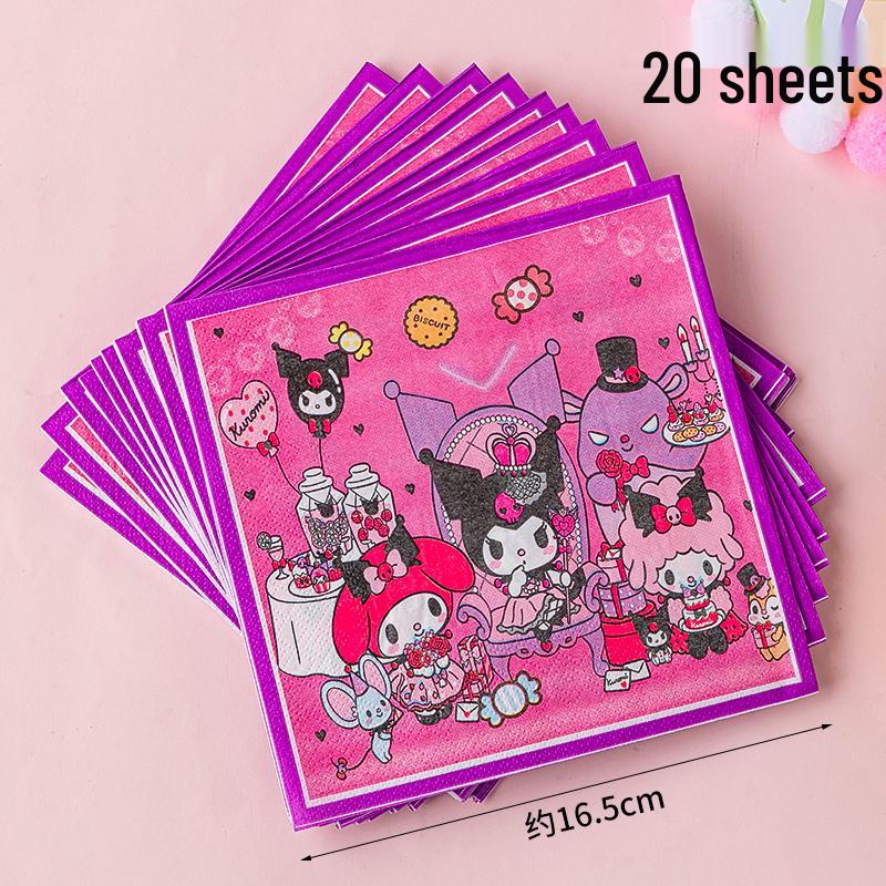 Disposable Party Supplies Set: Paper Plates & Cups for Birthdays & Weddings