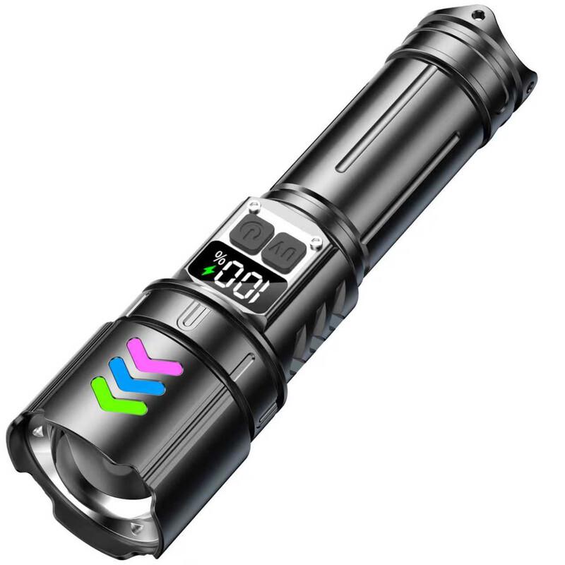 OEING Ultra-bright Dual-Source Zoom Flashlight
