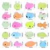 10/30/50PCS Mochi Squishy Toys Glow In The Dark Kawaii Animal Squishies Stress Relief  Anxiety Toys Birthday Gifts for Kids