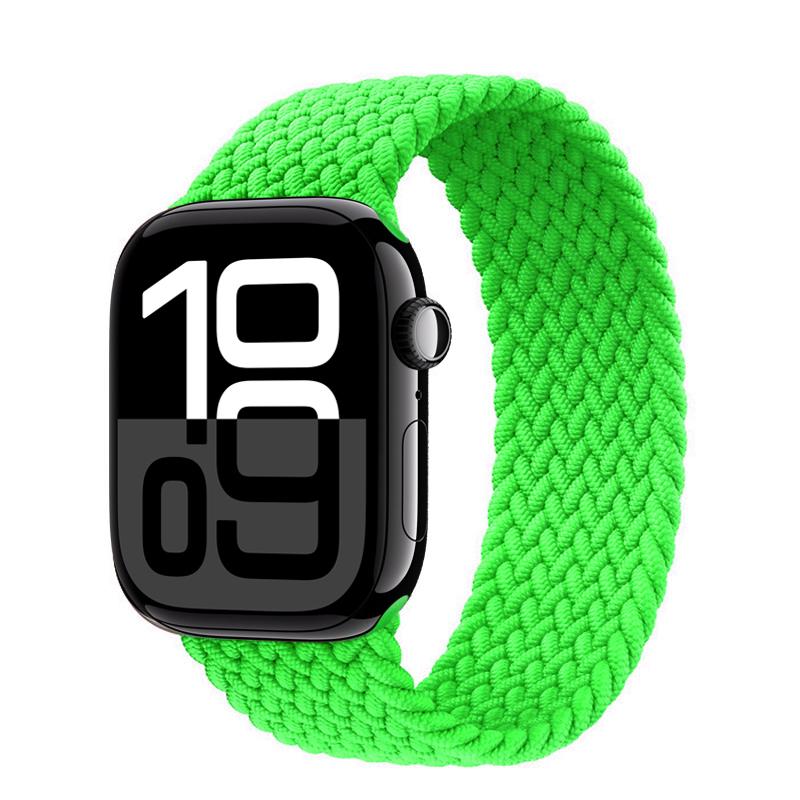 Straps For Apple Watch Bands 44mm 45mm 40mm 41mm 49mm 46mm 42mm Braided Solo Loop Correa Bracelet Iwatch Series 11 10 9 7 8 SE 6